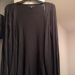 Black Gap Cardigan - cotton and modal